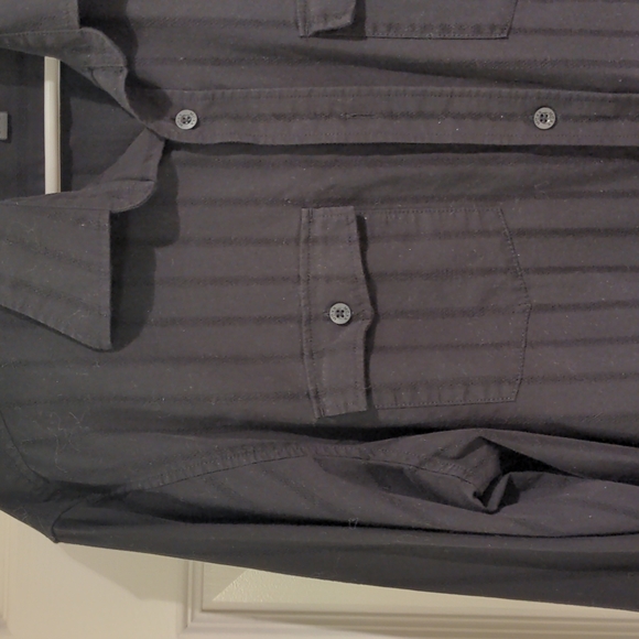Men's Large Black Dress Shirt - Picture 3 of 5